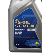   S-OIL 7 BLUE #7 CI-4/SL 5W30 ,  4