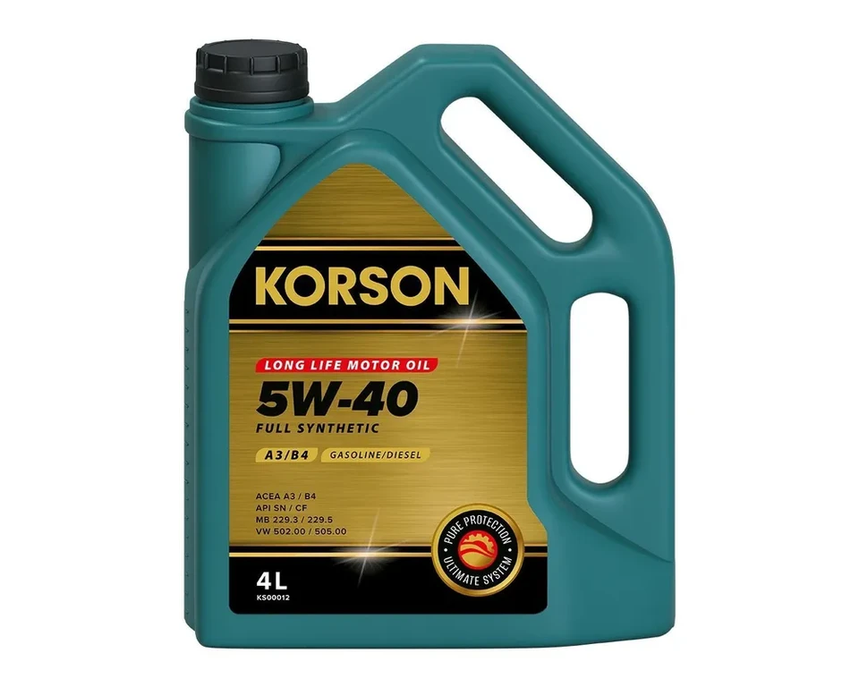   KORSON 5W-40 LONG LIFE A3/B4  4