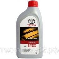   TOYOTA genuine motor oil API:-ACEA: 5W40 1  